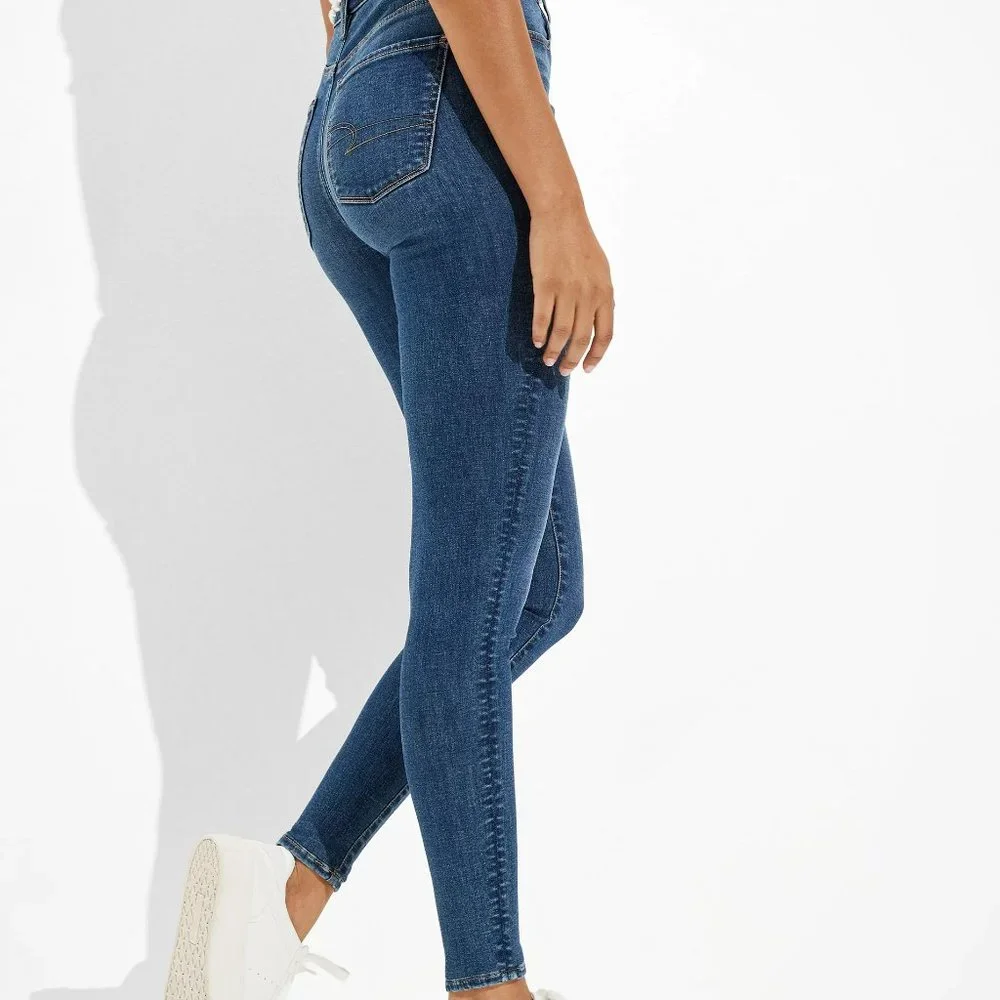 American Eagle Next Level Highest Waist Jegging Jeans size 12 Regular - Picture 2 of 12